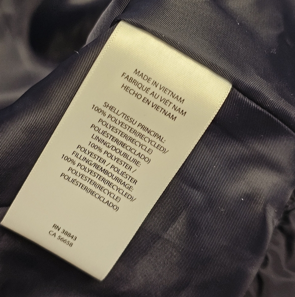 Lauren Ralph Lauren Navy Crest Patch Diamond Quilted Vest Small NWT - Picture 9 of 9